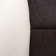 konstläder beige / grå mocka